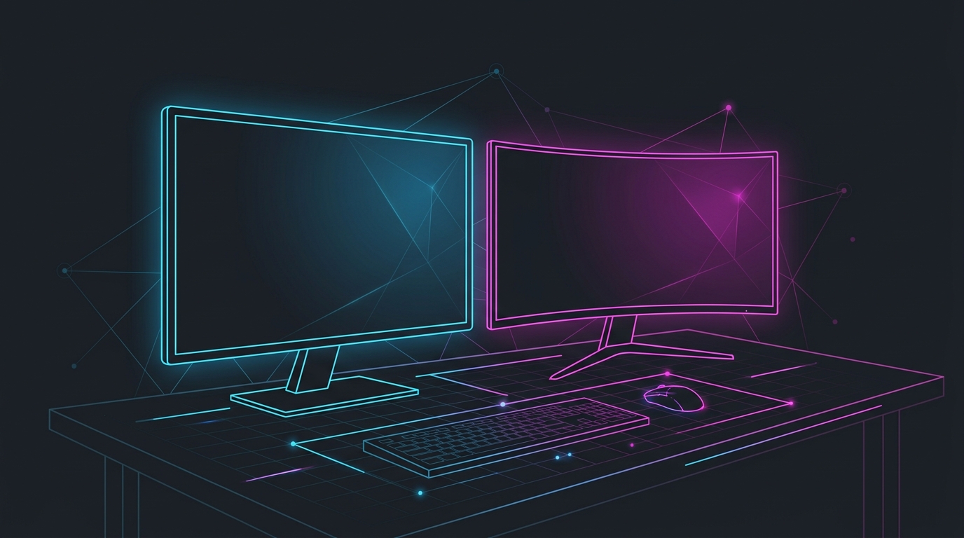 Curved vs Flat Monitor for Competitive Gaming: Which Is Better?