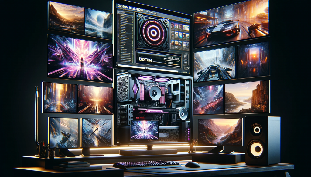 Custom Resolution Utility interface